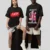 Two individuals in oversized t-shirts featuring the phrase "Rising Oregon" prominently displayed on the front.