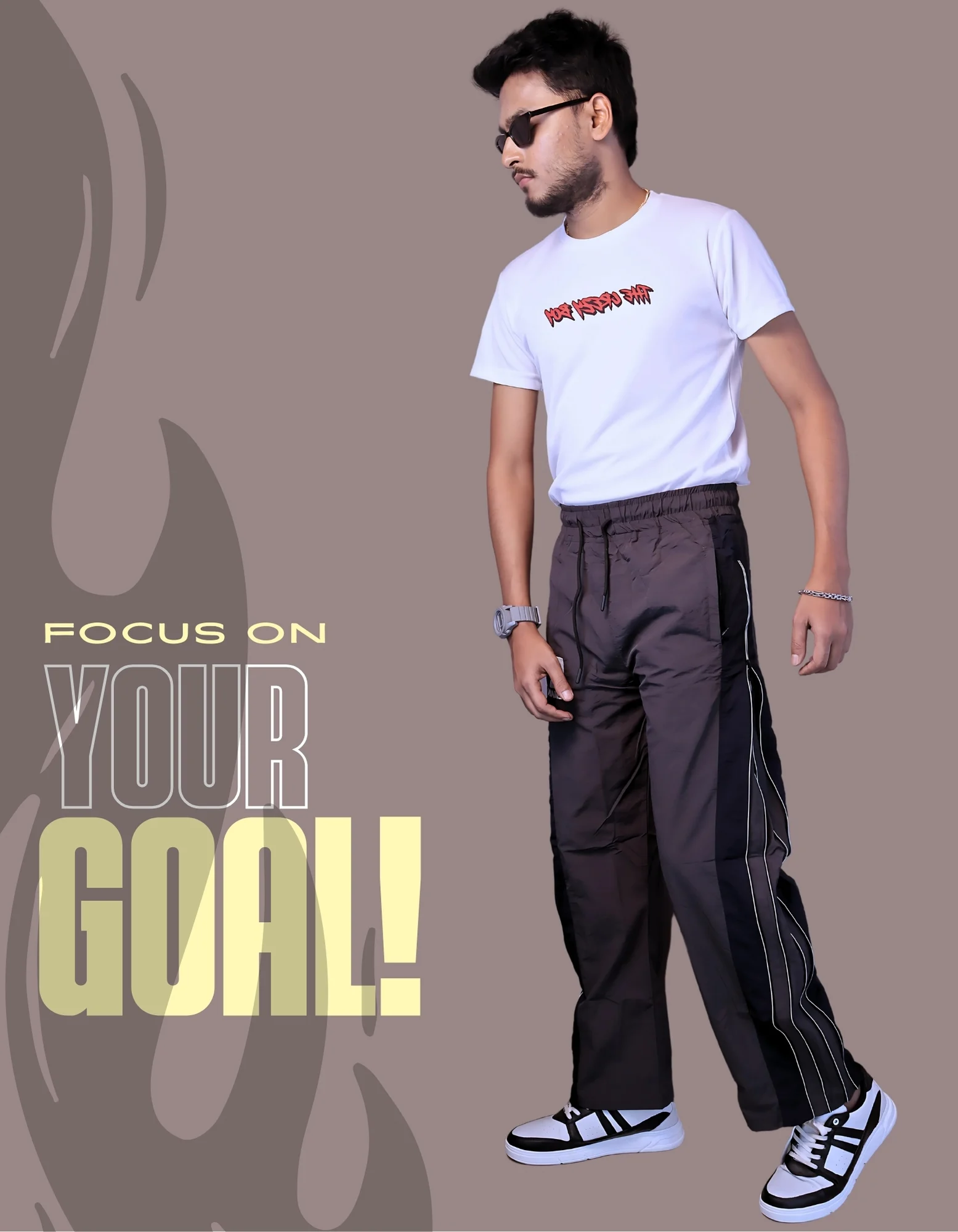 Men’s Premium Bootcut Track Pants – Double Side Zipper - Image 6